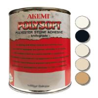 Мраморная шпатлевка Akemi Poly-soft 1,3 кг., пальерино-светлая, кремообразная