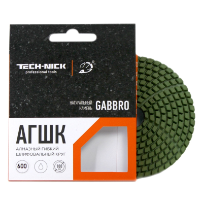 Алмазный Гибкий Шлифовальный Круг TECH-NICK GABBRO D100/№1500